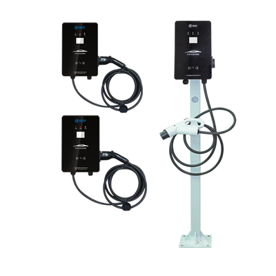 شاحن حائط السيارة الكهربائية من النوع 2 32a ، شاحن سريع 7kw للسيارات الكهربائية