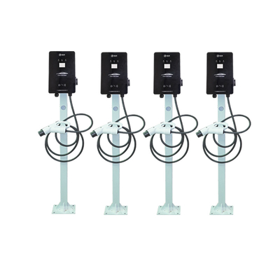 شاحن تيار متردد أحادي الطور 10KW CCS1 مثبت على الحائط رافعة 2 للمركبة الكهربائية