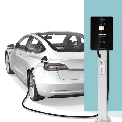 المستوى 2 AC شاحن سيارة كهربائي 7kw 32a مع شاشة OLCD