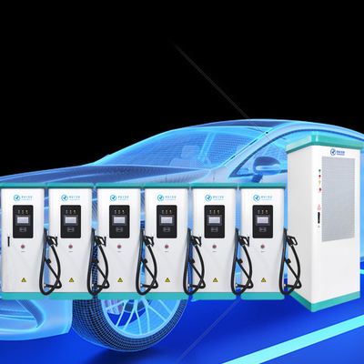 Ip54 ماء EV شاحن سريع ، محطات السيارات الكهربائية OCPP 360kw 1 المقابس 6