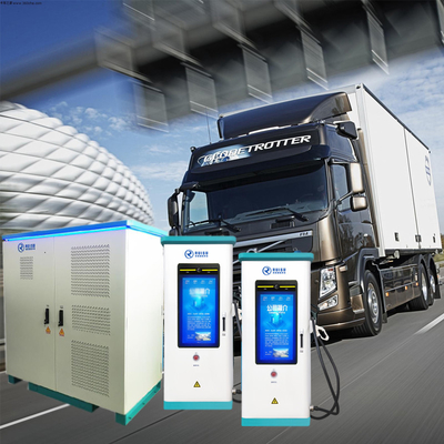 شاحن سبليت EV للشاحنة الثقيلة مع قابس Chademo CCS GB / T Ip54 مقاوم للماء